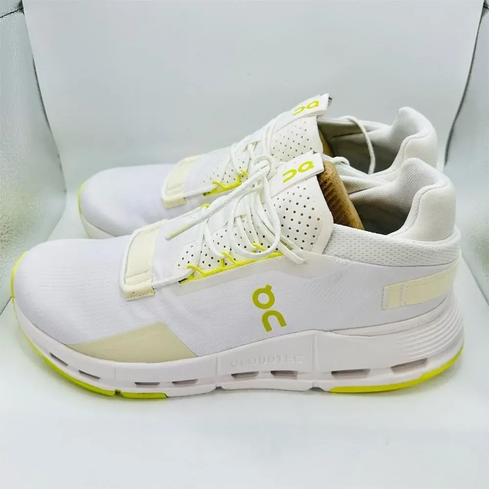 On Running Cloudnova 2 Men's Sneakers White/Limelight Size 12 Athletic